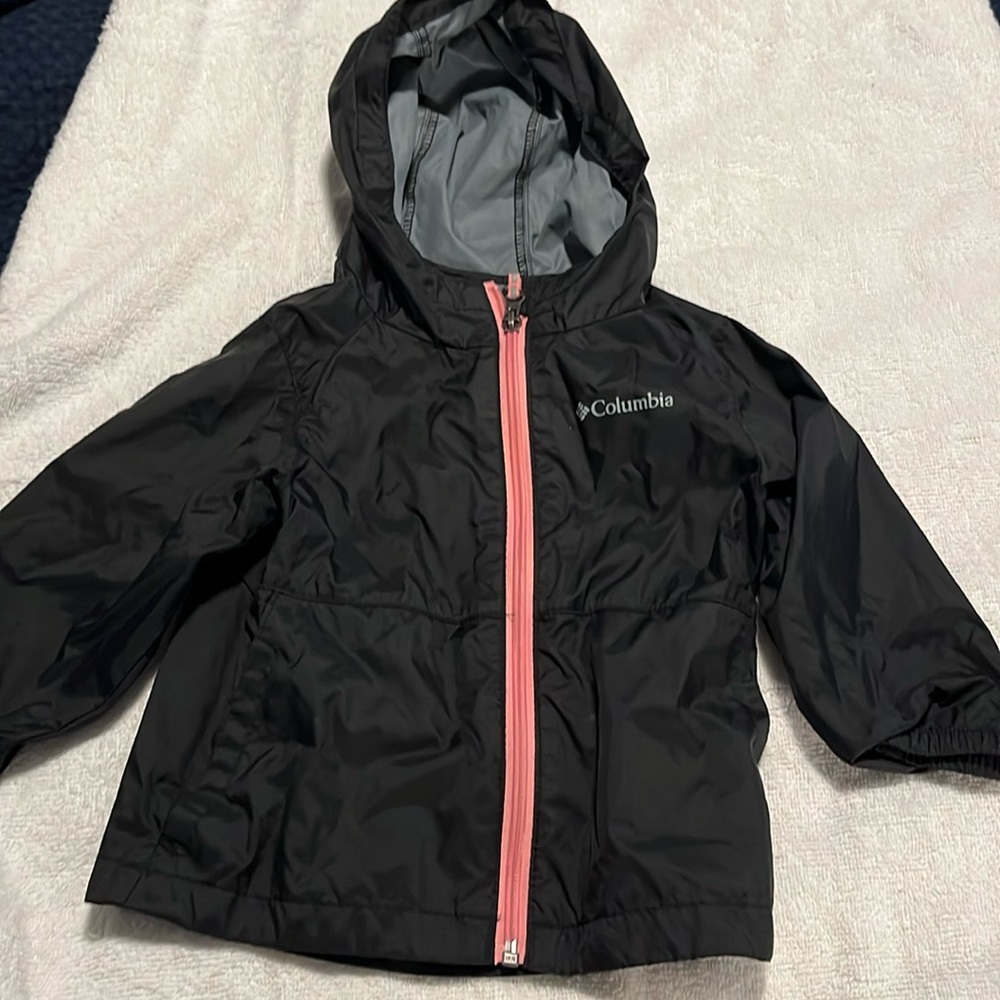 Girls toddler Columbia rain jacket size 2T.
